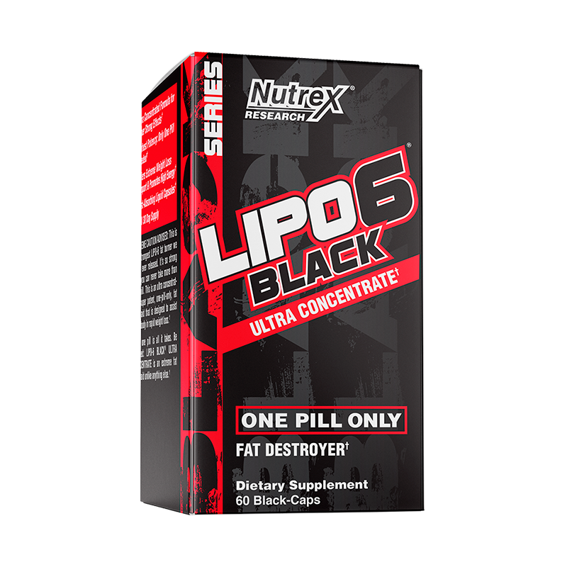 Nutrex Lipo-6 Black UC Quemador de Grasa 60 Capsulas Quemador de Grasa Termogénico onelastrep.cl