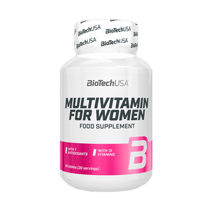 BiotechUSA Multivitamin For Women Multivitamínico Mujer 60 Tabletas Multivitamínicos onelastrep.cl