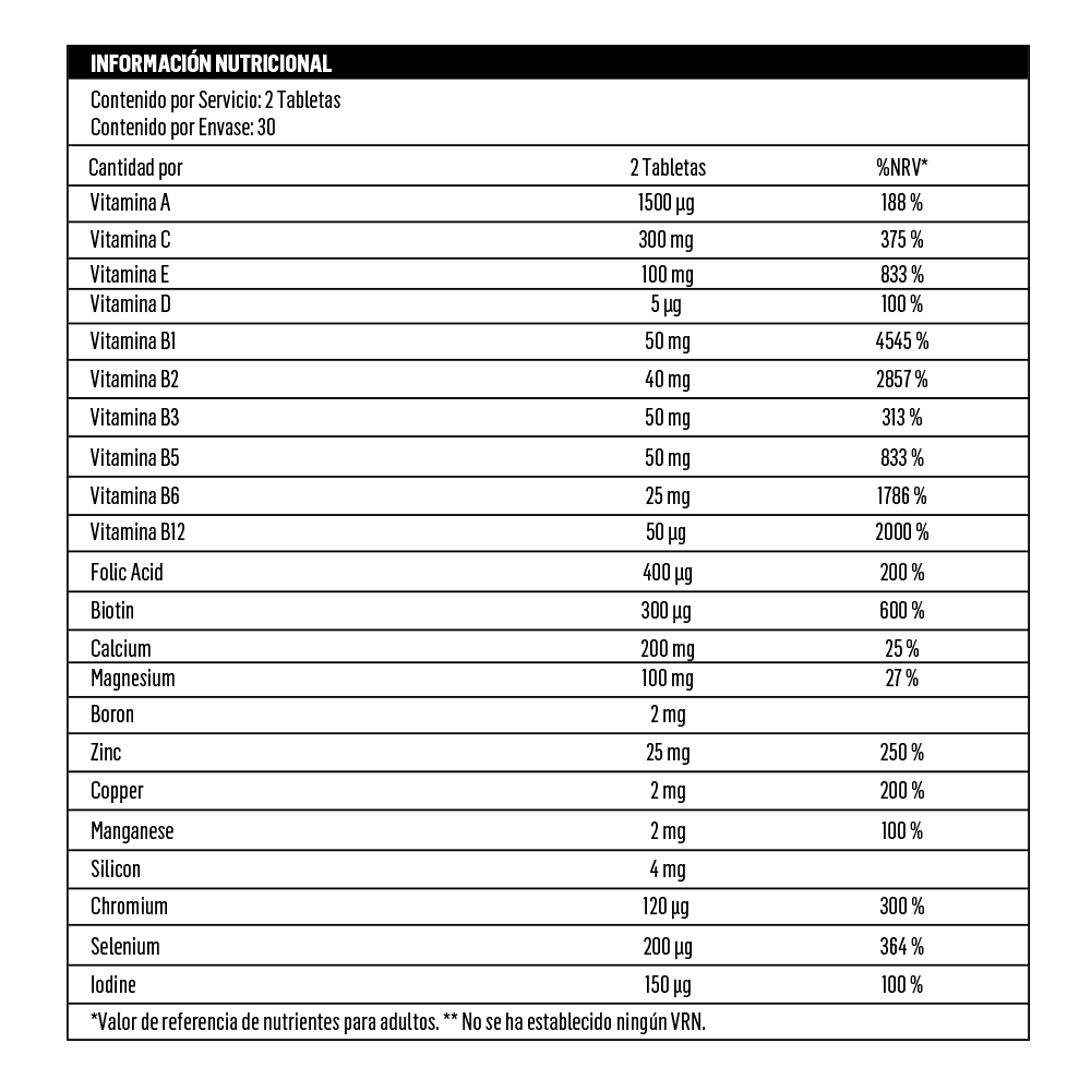 BiotechUSA Multivitamin For Women Multivitamínico Mujer 60 Tabletas Multivitamínicos onelastrep.cl