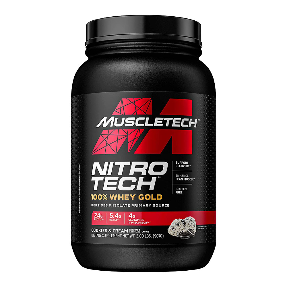 Muscletech Nitro-Tech 100% Whey Gold Proteina 2 Lb Proteínas onelastrep.cl