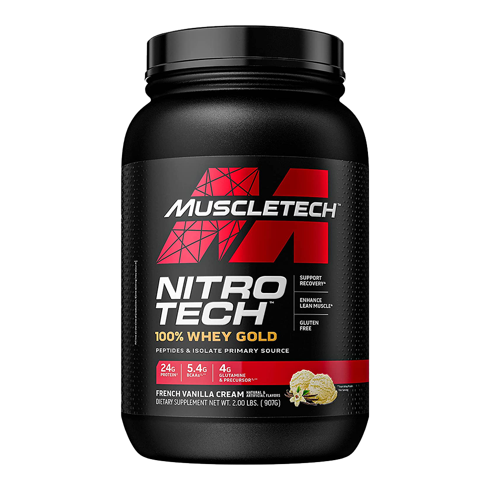 Muscletech Nitro-Tech 100% Whey Gold Proteina 2 Lb Proteínas onelastrep.cl