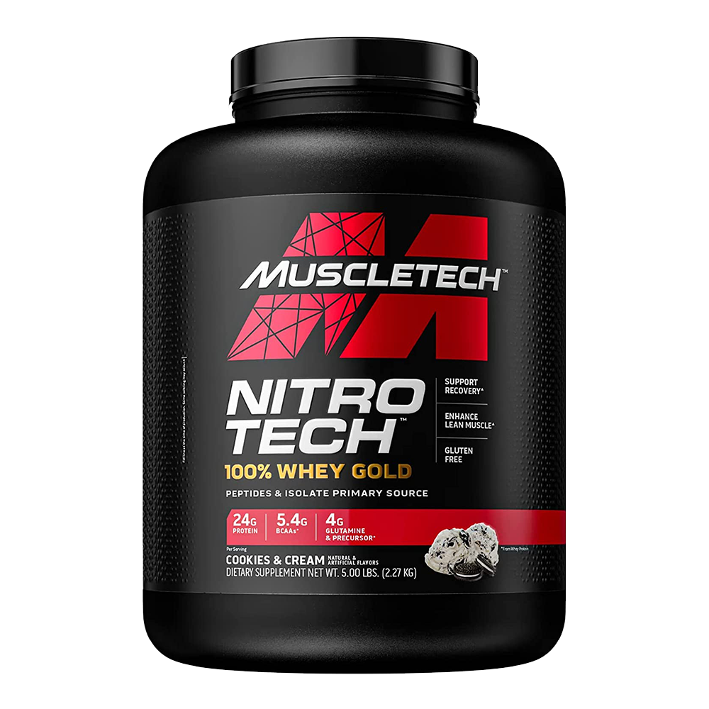 Muscletech Nitro-Tech 100% Whey Gold 5 Lb Proteínas onelastrep.cl