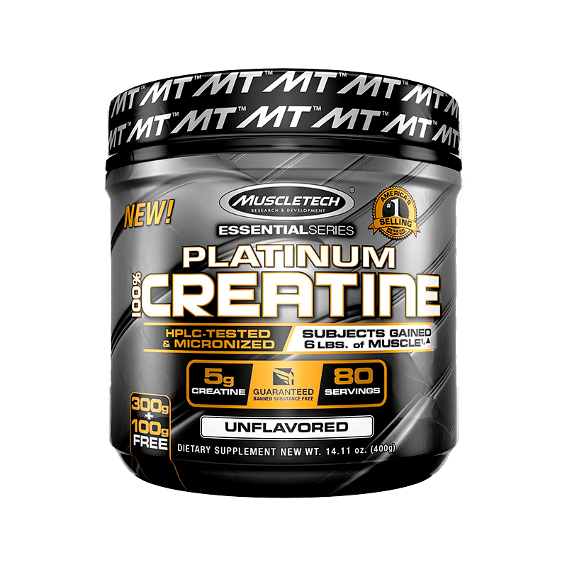 Muscletech Platinum 100% Creatine 400 Gr Creatinas onelastrep.cl