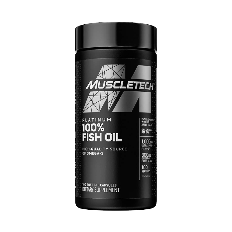 Muscletech Platinum 100% Omega Fish Oil 100 Softgels Fish Oil, Flax Oil, Omegas onelastrep.cl