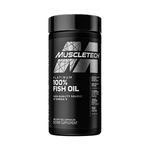 Muscletech Platinum 100% Omega Fish Oil 100 Softgels Fish Oil, Flax Oil, Omegas onelastrep.cl