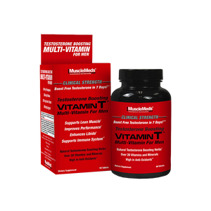 MuscleMeds Vitamin T Multivitaminico / Elevador Testosterona 90 Tabletas Multivitamínicos onelastrep.cl