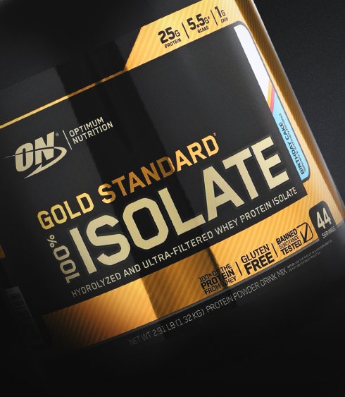 Optimum Nutrition Gold Standard 100% Isolate Proteina 3 Lb Proteínas onelastrep.cl