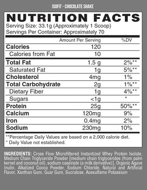Nutrex Isofit Proteina Aislada 5 Lb Proteínas onelastrep.cl