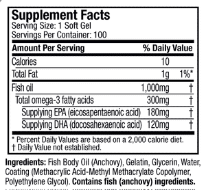 Muscletech Platinum 100% Omega Fish Oil 100 Softgels Fish Oil, Flax Oil, Omegas onelastrep.cl