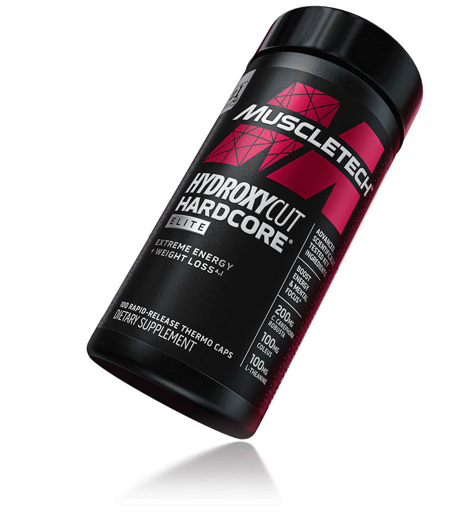 Muscletech Hydroxycut Hardcore Elite Quemador de Grasa 100 Capsulas Quemador de Grasa Termogénico onelastrep.cl