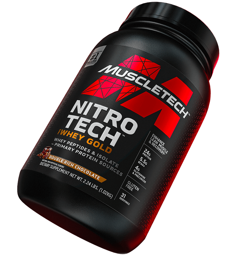 Muscletech Nitro-Tech 100% Whey Gold 5 Lb Proteínas onelastrep.cl